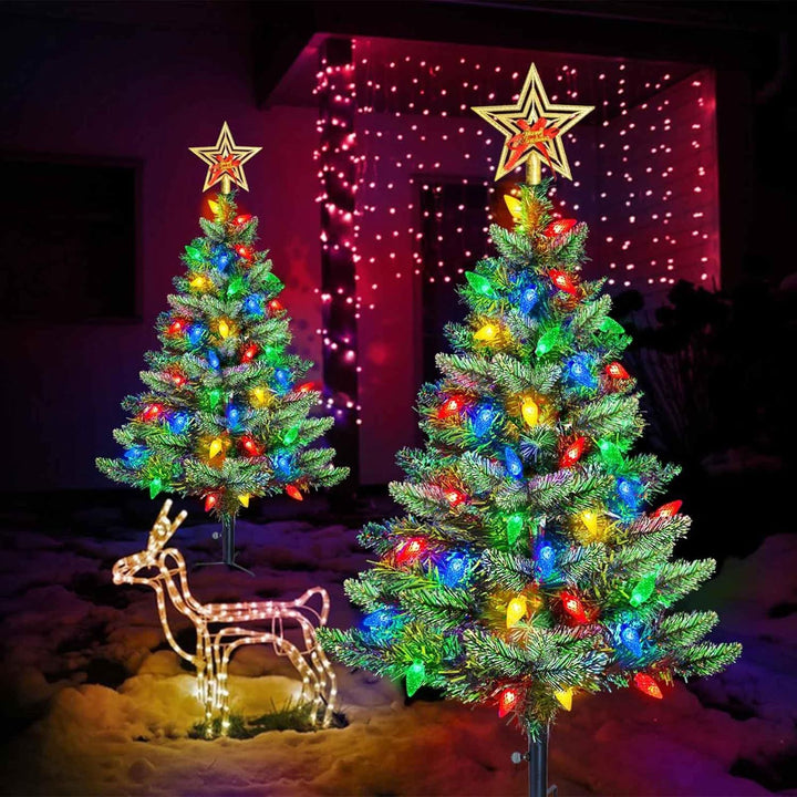 2 Solar Christmas Tree