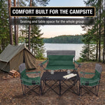Outdoor 4-Piece Folding Chair and Table Set – Perfect for Camping and Picnics - 2