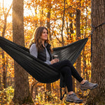 Over 600lbs Hammock, 1-2 person, Nylon with Mosquito Net - 2