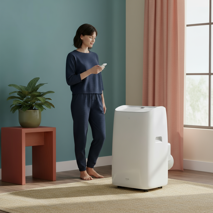 VEVOR Portable Air Conditioner 14k BTU 3 in 1 AC Cool Dehumidifier Fan
