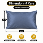 100% Viscose from Bamboo Pillowcases with Zipper, Set of 2 - 2