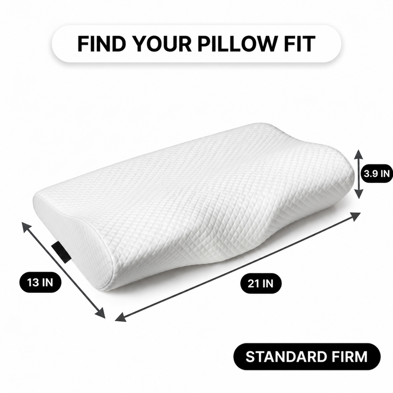 Contour Memory Foam Pillow – Butterfly, Wave & Classic Styles - 2