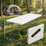 8 ft Heavy Duty Folding Table - 2
