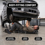 Low Profile Rolling Garage Creeper - Mechanic Creeper with Padded Headrest & Tool Trays, Under Car Roller for Automotive Repair, Rolling Car Creeper - 2