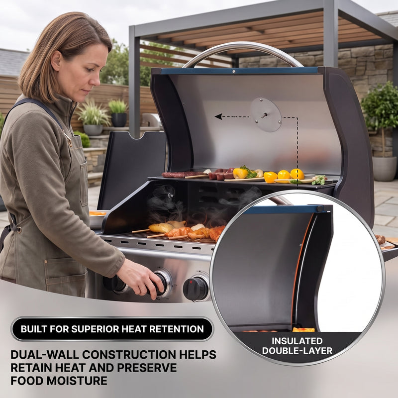 Grate for Outdoor Backyard BBQ Cooking - 2