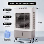 3-in-1 Evaporative Air Cooler Tower Fan with Remote Control - 2