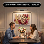 Picture Lights for Wall, Rechargeable Battery Operated LED Gallery Light Bar with Remote & Timer, Dimmable Wireless Wall Sconce for Paintings & Frames - 2