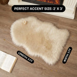 Plush Faux Fur Sheepskin Rug – Soft & Cozy Area Runner - 2