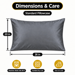 100% Viscose from Bamboo Pillowcases with Zipper, Set of 2 - 2