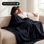 Throw Blanket – Soft, Lightweight Ribbed Design - 2
