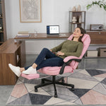 Executive Massage Office Chair with Heated Lumbar, Reclining Backrest & Extendable Footrest - 2