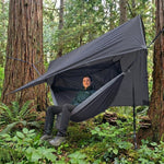 Over 600lbs Hammock, 1-2 person, Nylon with Mosquito Net - 2