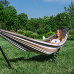 Double Hammock with Steel Stand – Indoor & Outdoor Comfort - 2
