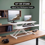 Standing Desk Converter – Adjustable Sit-to-Stand Desk Riser - 2