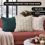 Christmas Pillow Covers 18x18 – Decorative Set of 2 - 2