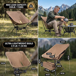 Ultralight Folding Camping Chair – Portable Outdoor High-Back Seat - 2