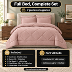 7-Piece Comforter Set with Sheets – Down Alternative Fill - 2