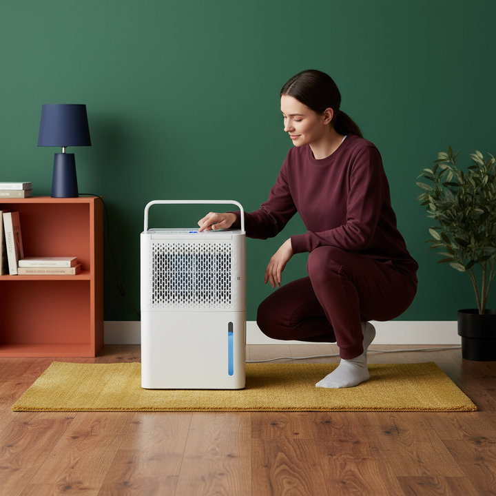 2000 Sq. Ft 32 Pint Dehumidifier with Continuous/Drying/Auto Mode