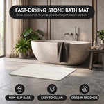 STONE BATH MAT – QUICK-DRY DIATOMACEOUS EARTH SHOWER MAT - 2