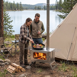 PORTABLE WOOD STOVE FOR CAMPING, TENT STOVE - 2