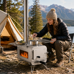 PORTABLE WOOD STOVE FOR CAMPING, TENT STOVE - 2