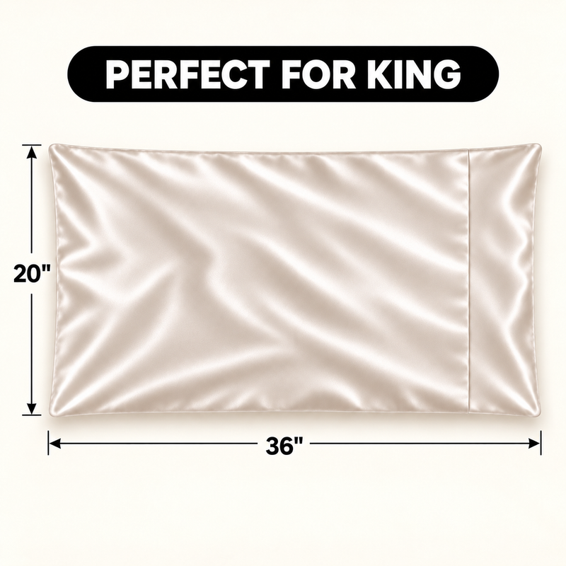 Mulberry Silk Pillowcases, Set of 2 – Standard, Queen & King - 2