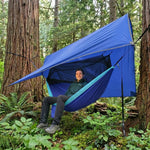 Over 600lbs Hammock, 1-2 person, Nylon with Mosquito Net - 2
