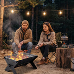 Portable Folding Charcoal Grill & Campfire Fire Pit - 2