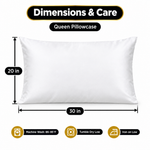 100% Viscose from Bamboo Pillowcases with Zipper, Set of 2 - 2