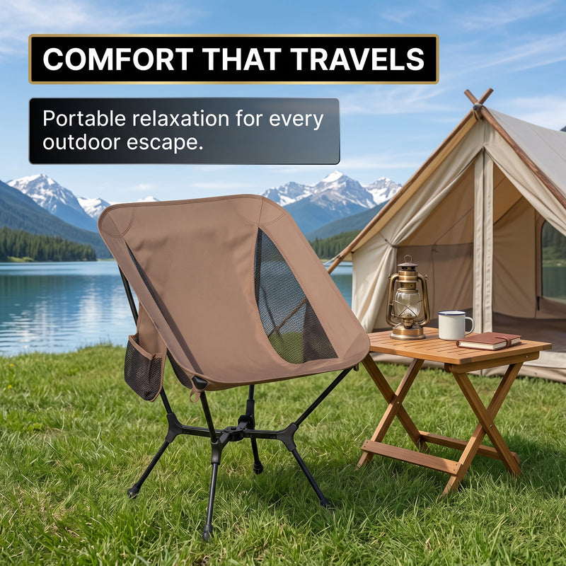 Ultralight Folding Camping Chair – Portable Outdoor High-Back Seat - 2