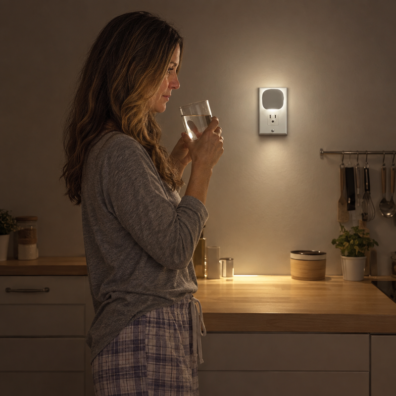 PLUG-IN NIGHT LIGHT – MOTION SENSOR, DUSK-TO-DAWN & DIMMING - 2