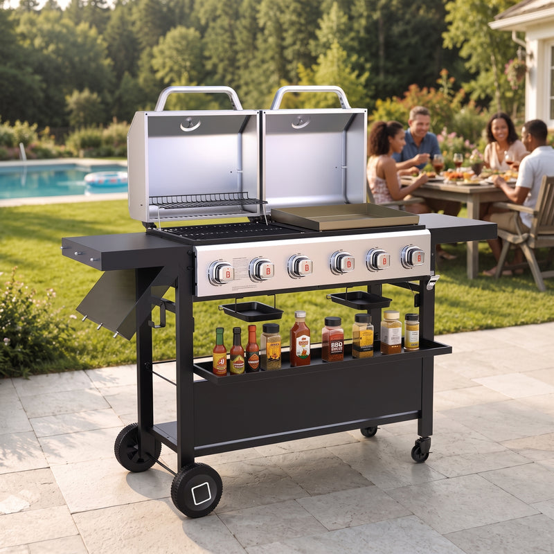 Grate for Outdoor Backyard BBQ Cooking - 2