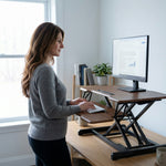 Sit-to-Stand Desk Converter – Adjustable Height Standing Desk Riser - 2