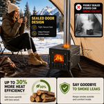 PORTABLE WOOD STOVE FOR CAMPING, TENT STOVE - 2