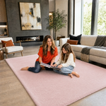 Faux Rabbit Fur Shaggy Rug – Ultra Soft Fluffy Machine Washable Area Rug for Bedroom, Living Room & Teen Room - 2