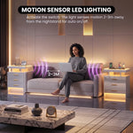 NIGHTSTAND WITH CHARGING STATION – LED, USB-C & DRAWERS - 2