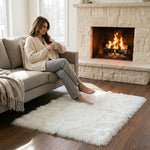Plush Faux Fur Sheepskin Rug – Soft & Cozy Area Runner - 2