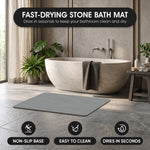 STONE BATH MAT – QUICK-DRY DIATOMACEOUS EARTH SHOWER MAT - 2