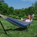 Double Hammock with Steel Stand – Indoor & Outdoor Comfort - 2