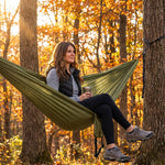 Over 600lbs Hammock, 1-2 person, Nylon with Mosquito Net - 2