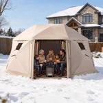 15x15 Pop-Up Gazebo Screen Tent – Large Outdoor Screen House with Mesh Walls & Carry Bag - 2