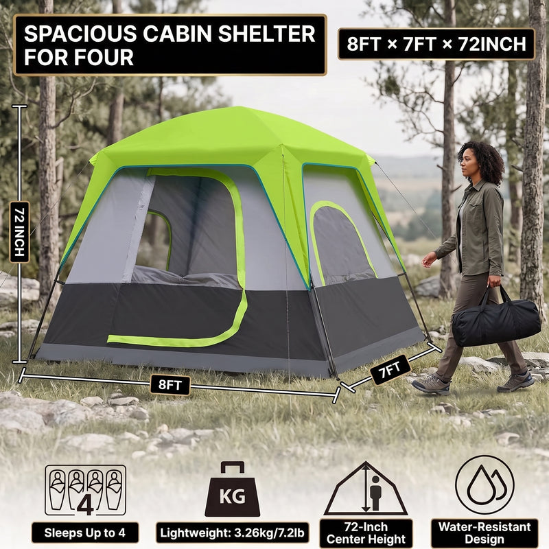 2-4 Person Dome And Cabin Camping Tents - 2