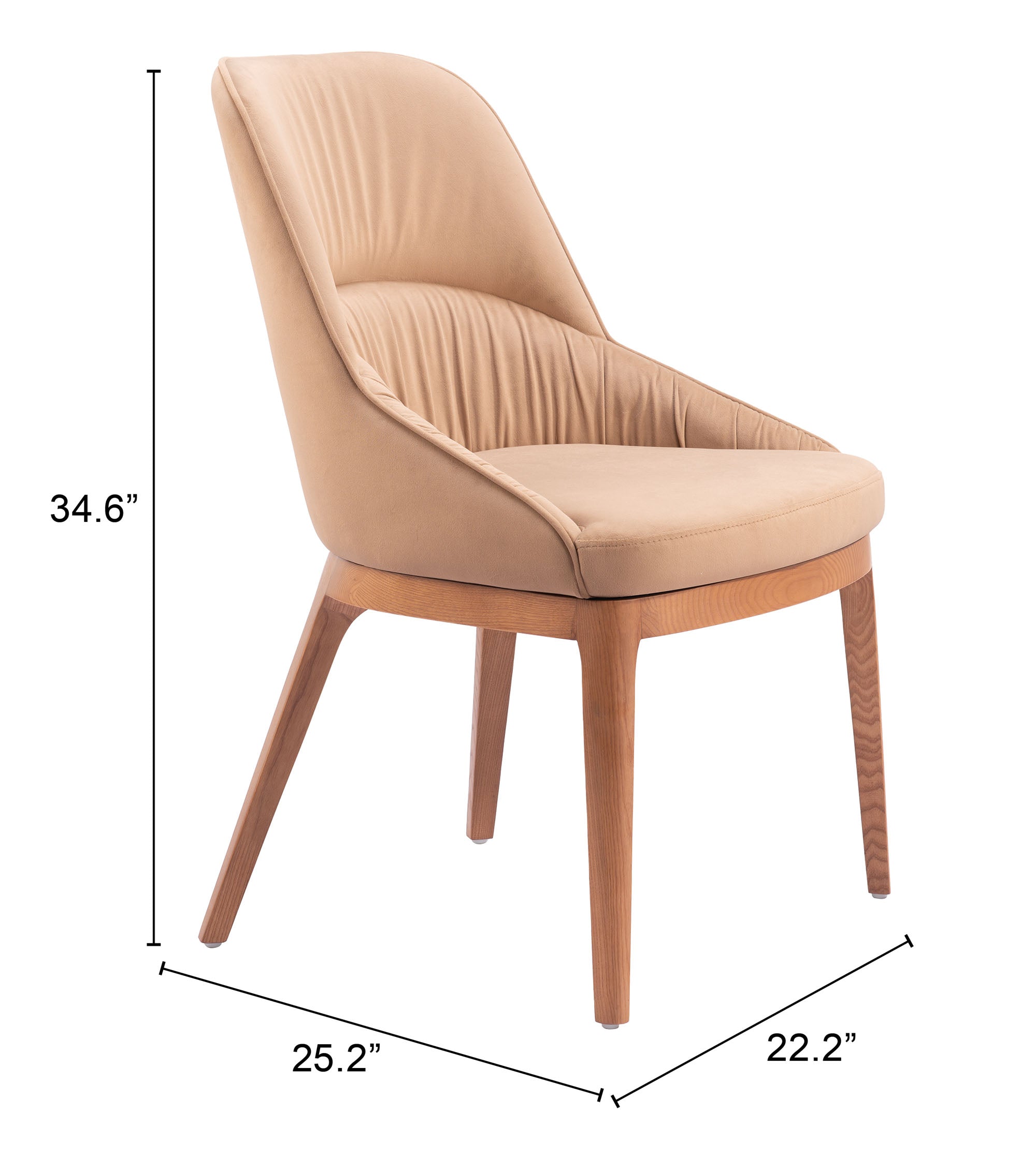 Ayr Dining Chair Tan