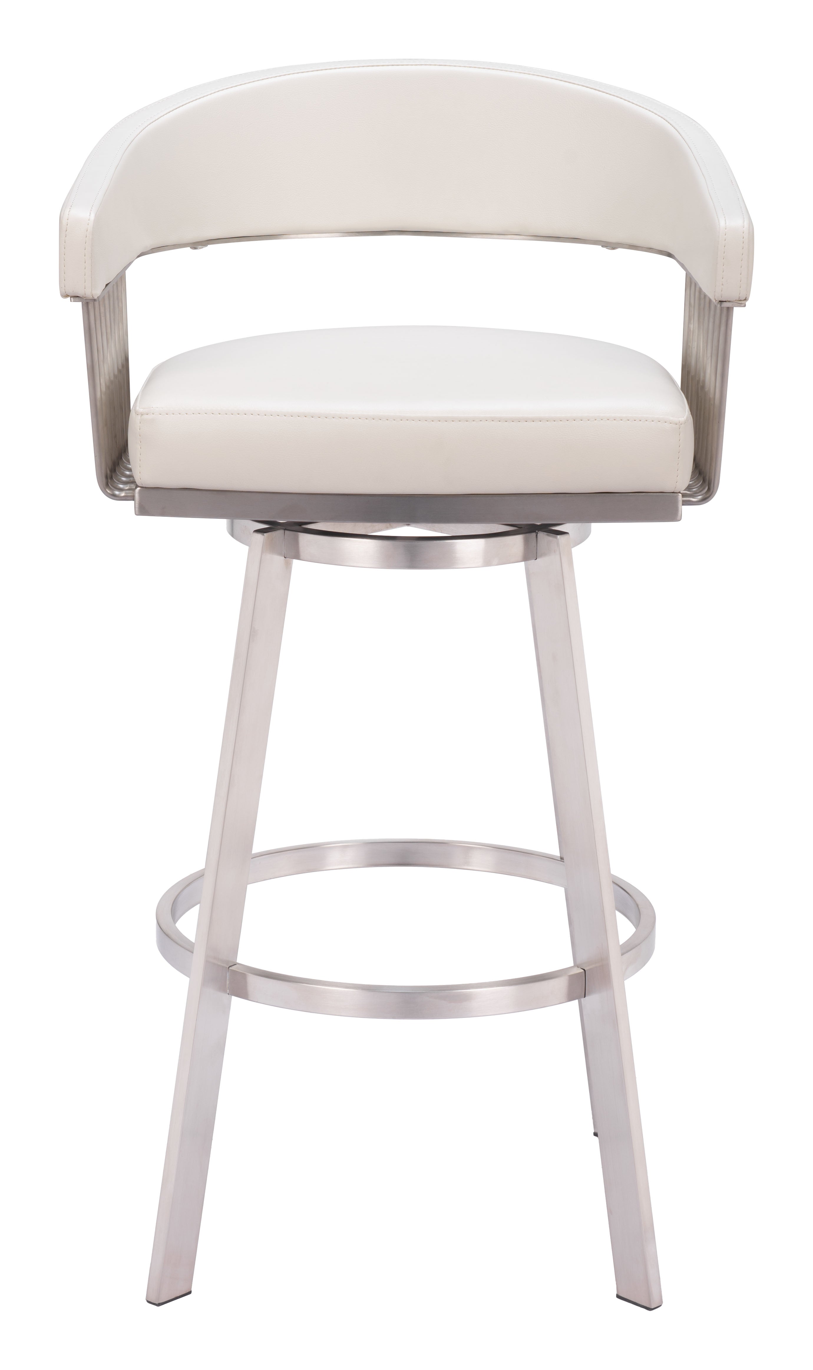 Bantry Swivel Barstool White