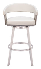 Bantry Swivel Barstool White