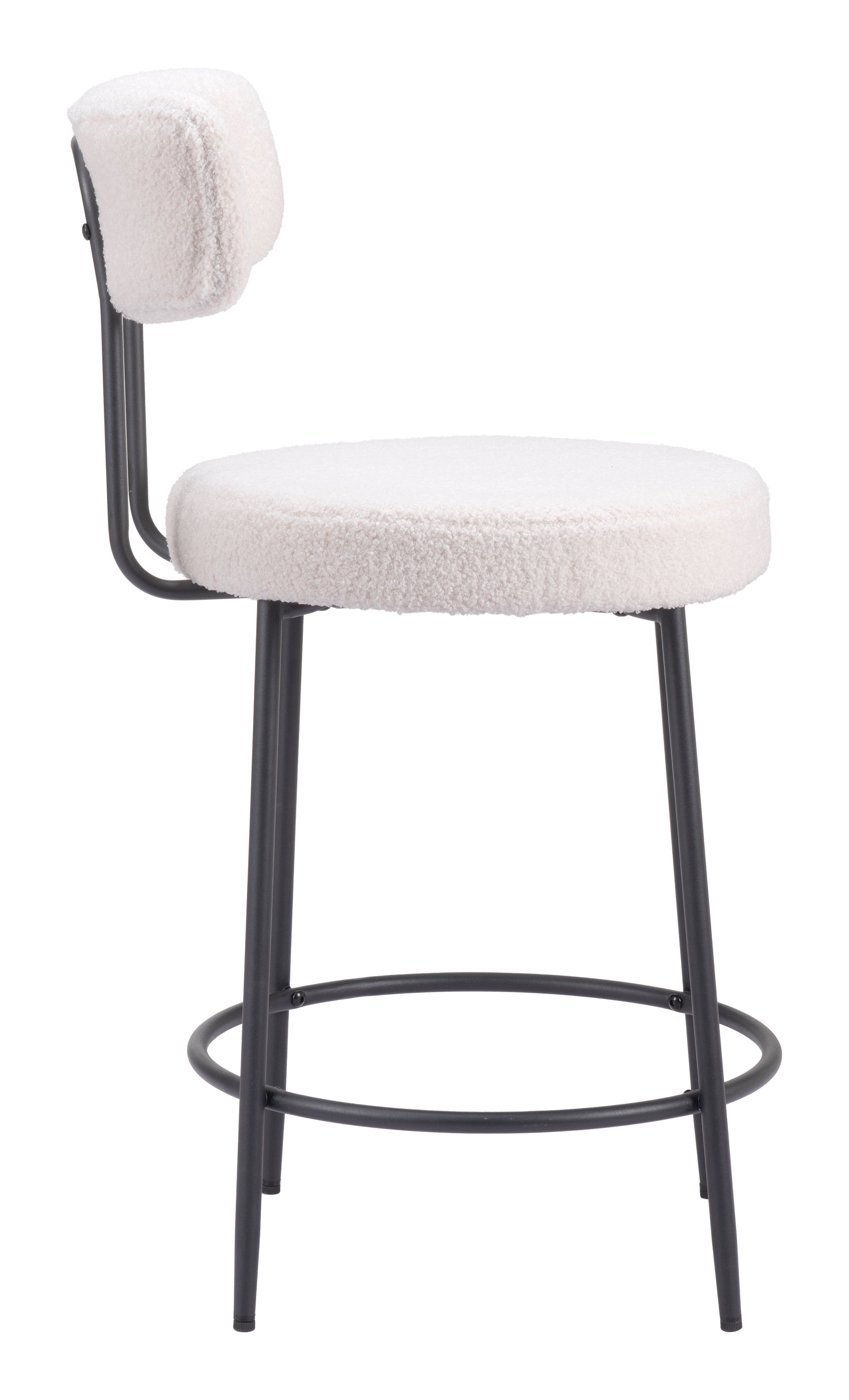 Blanca Counter Stool (Set of 2) Ivory