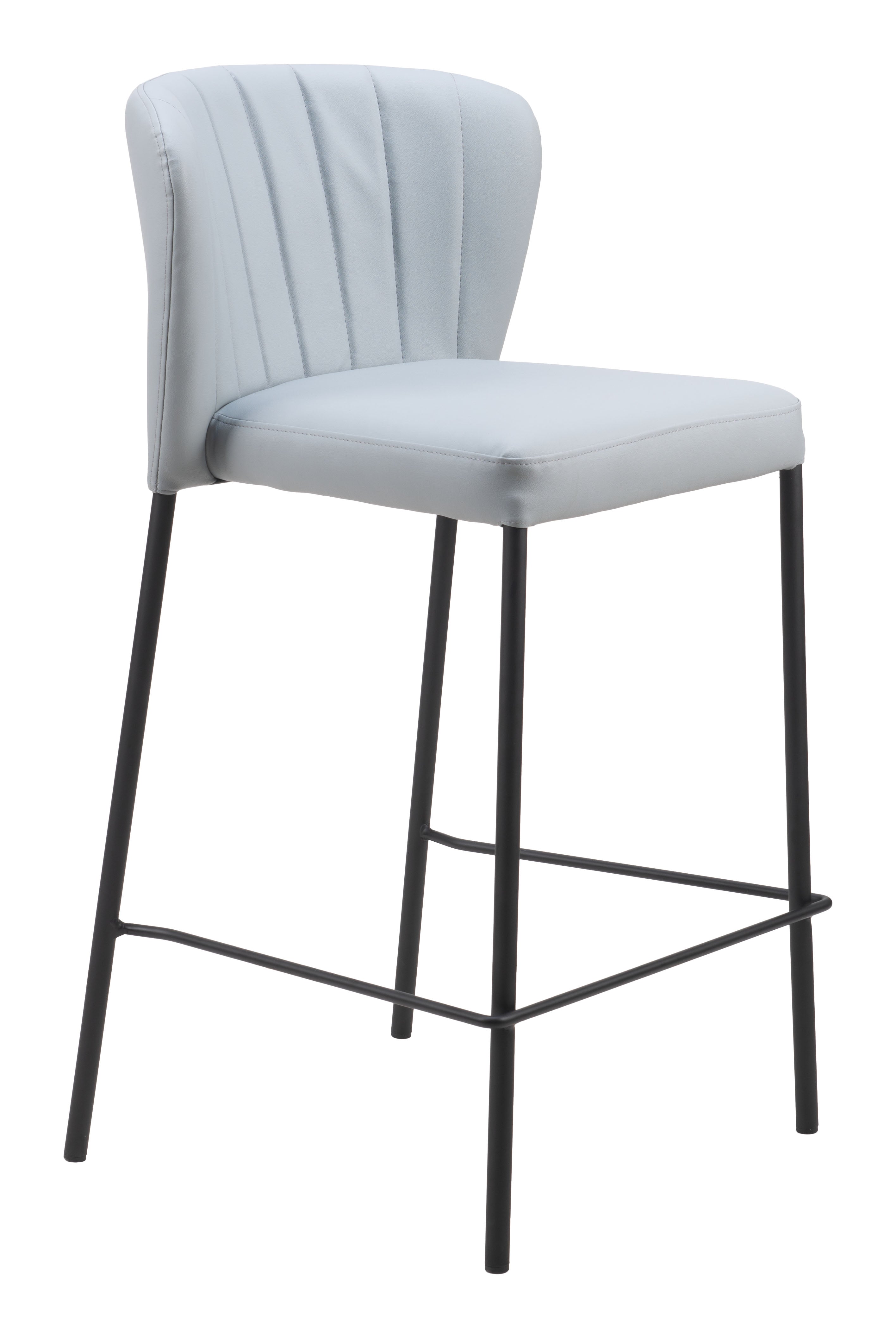 Linz Counter Stool & (Set of 2) Gray