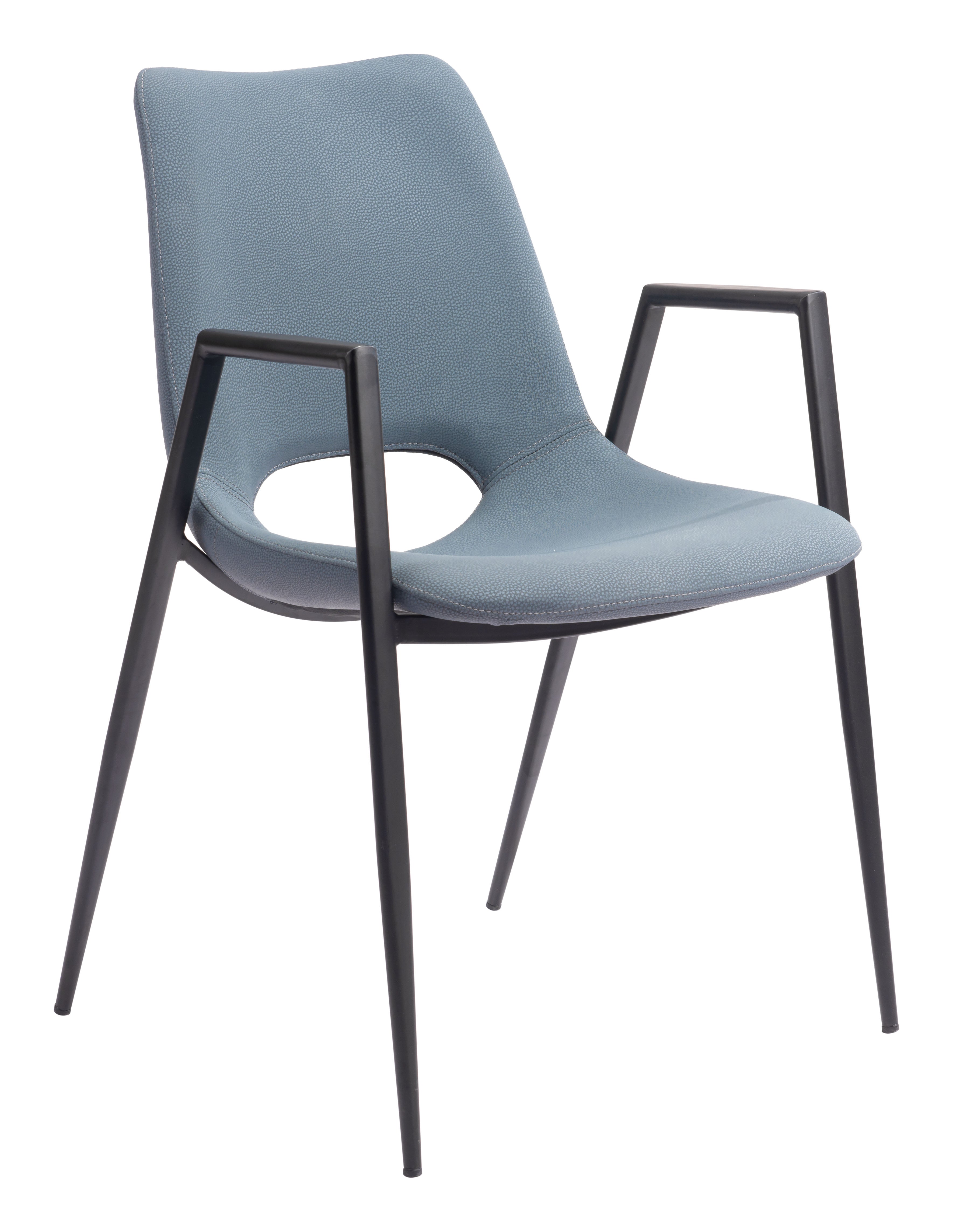 Desi Dining Chair (Set of 2) Azure Gray