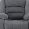 40" Contemporary Grey Fabric Chair