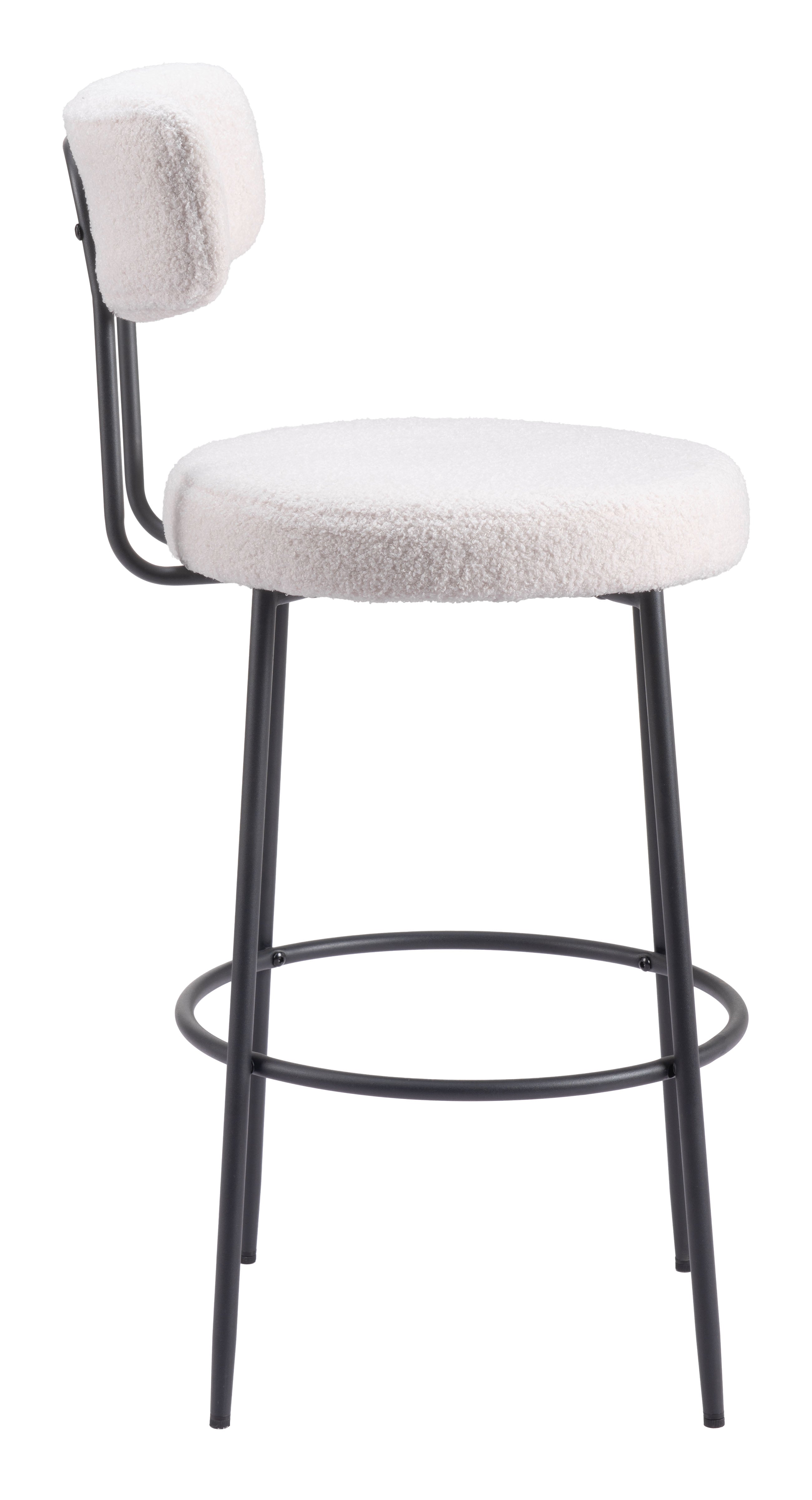 Blanca Barstool (Set of 2) Ivory